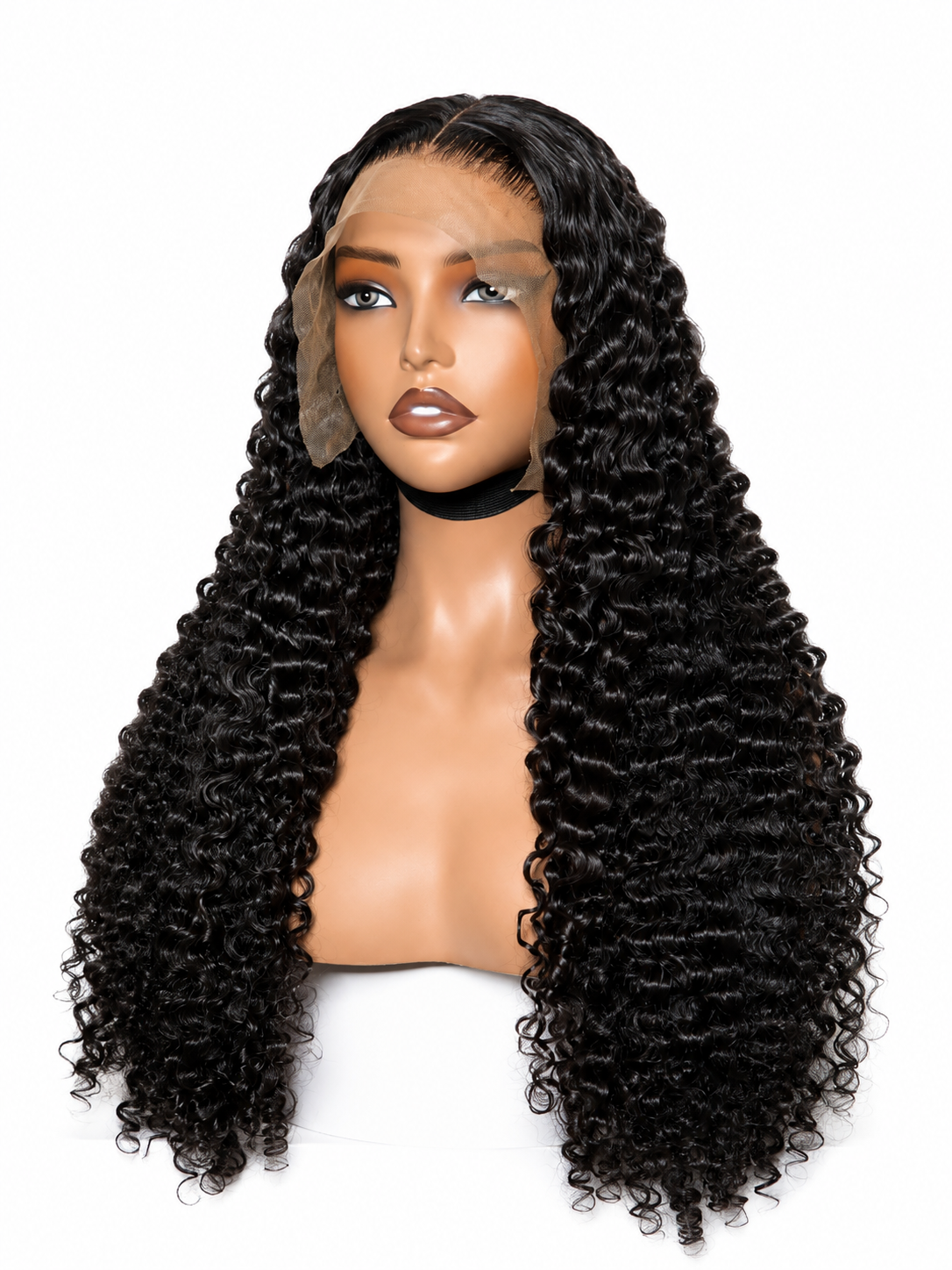 Luxury 26-Inch Deep Curly HD Lace Frontal