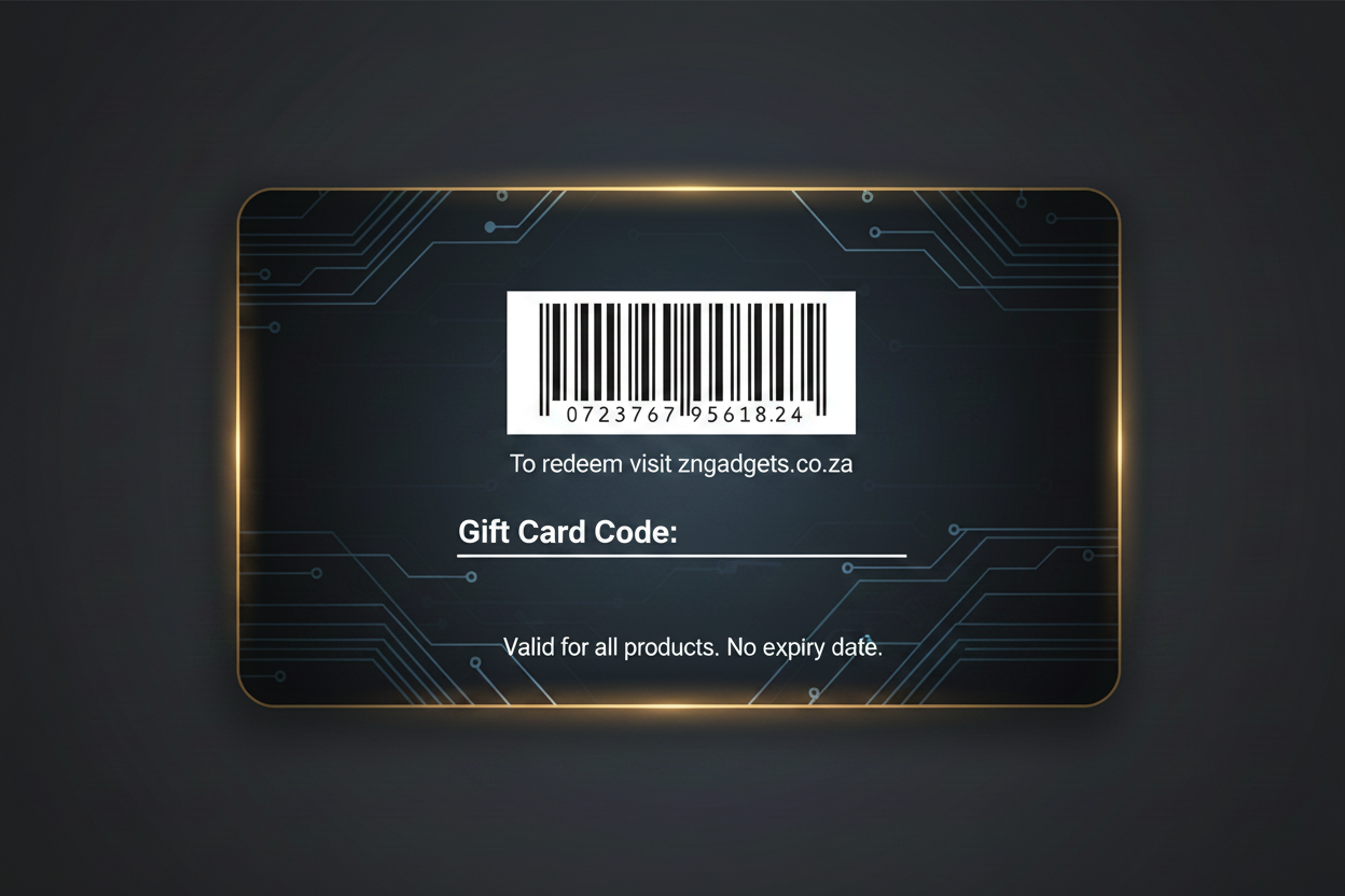 ZNGadgets Gift Card Back